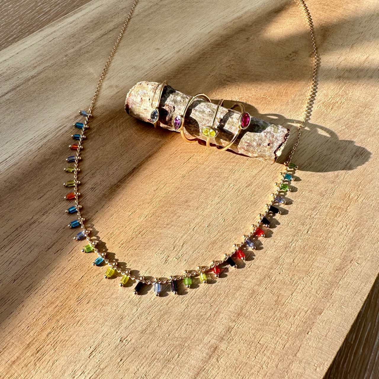 Collier perles couleurs Sonia