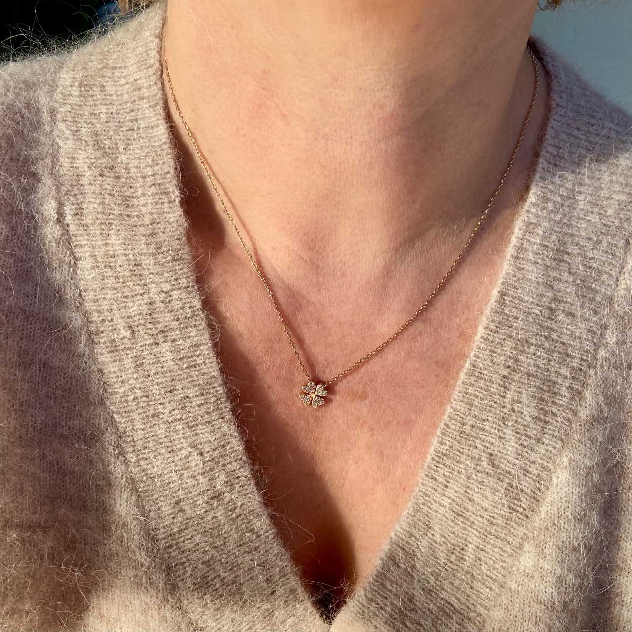 Les Bijoux Chics bijoux trèfle plaqué or