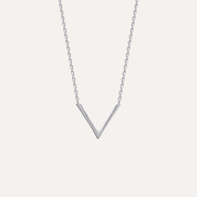 Collier argent V
