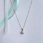 collier pendentif argent zirconium