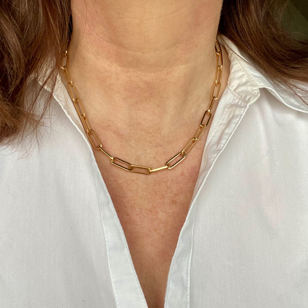 collier chaine plaqué or 18k