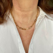 collier chaine plaqué or 18k