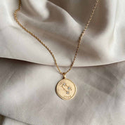 Collier pendentif gémeaux