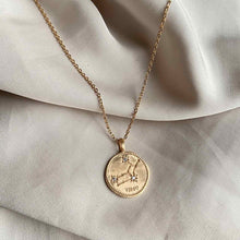 Collier plaqué or pendentif vierge