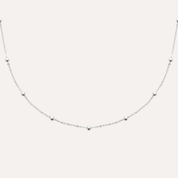 Collier chaîne argent boules