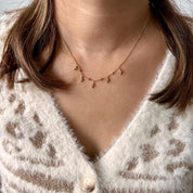 Collier étoiles plaqué or