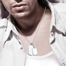 Collier homme militaire