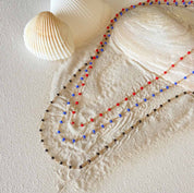 Collier plaqué or perles miyuki