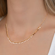 Collier pampilles plaqué or