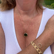 collier médaille soleil plaqué or