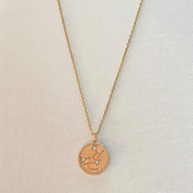 Collier pendentif astrologique vierge