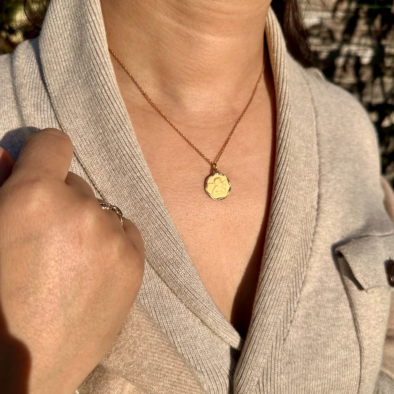 Collier pendentif ange