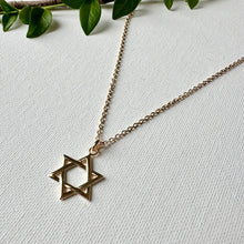 Collier homme étoile de David