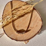 Collier talisman plaqué or