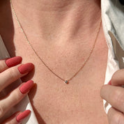 Collier ras de cou plaqué or mino oz