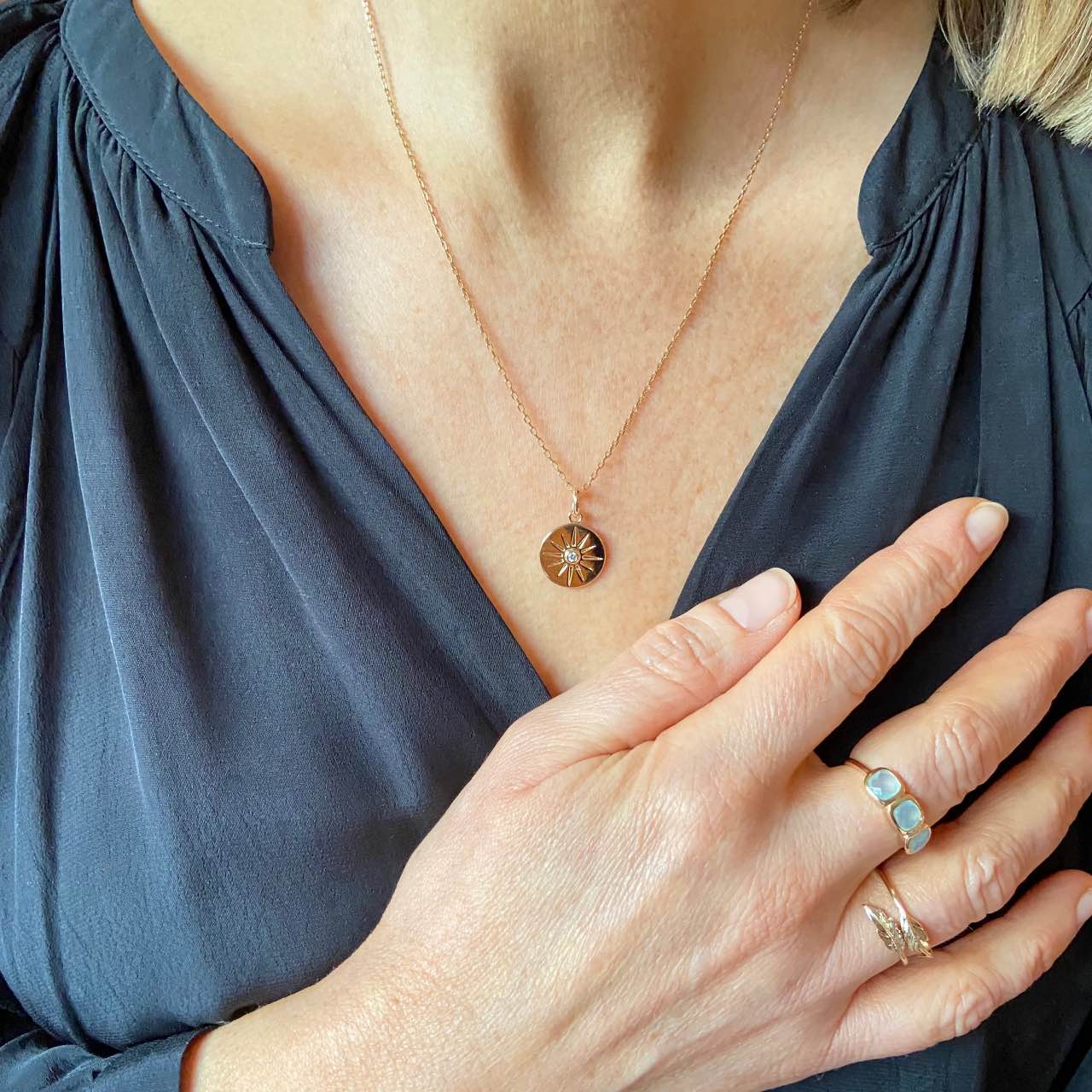 Les BijouxChics, collier femme plaqué or