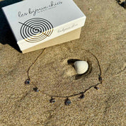 collier soleil lune plaqué or