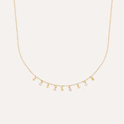 Collier trèfle plaqué or Camille