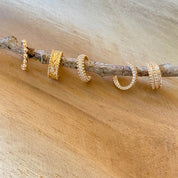 bagues d'oreilles plaqué or