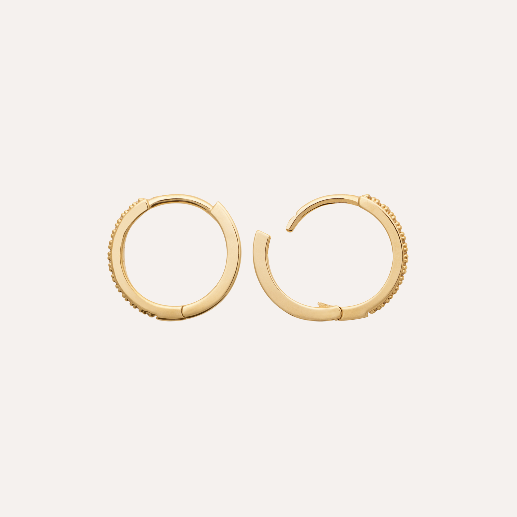 Petites créoles plaqué or