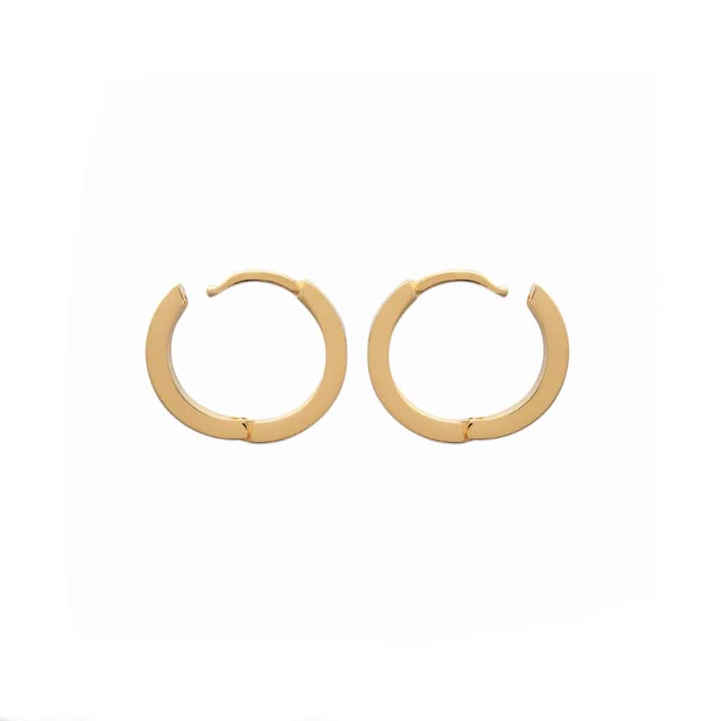 créoles plaqué or mixte