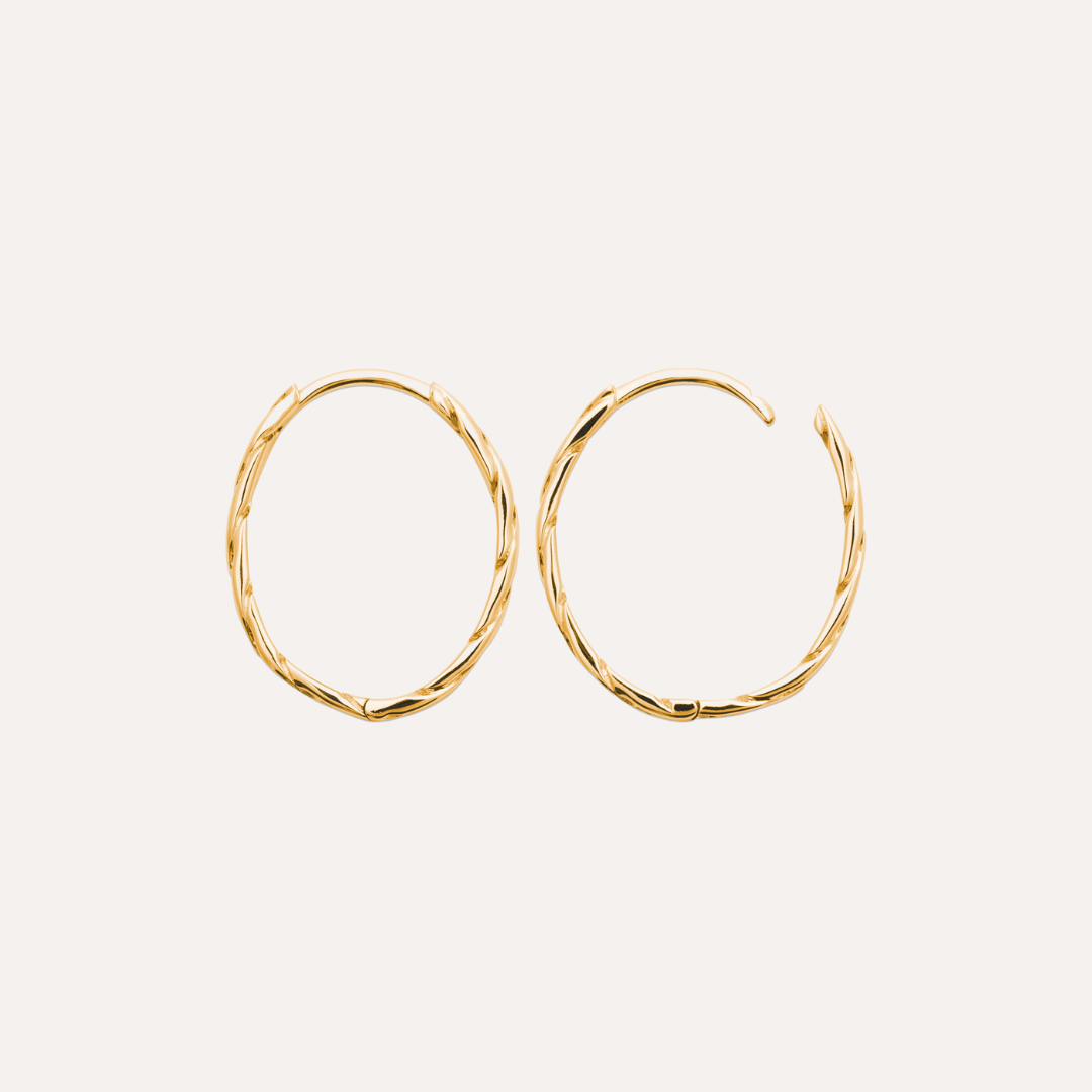 créoles chaine plaqué or