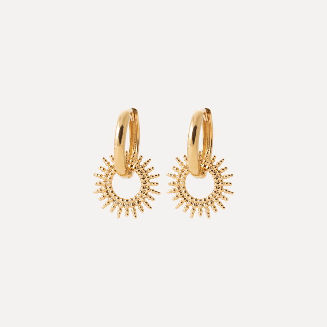 boucles créoles petit soleil