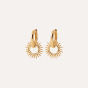 boucles créoles petit soleil