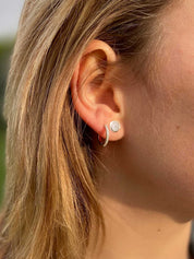 boucles d'oreilles argent 925 zirconium