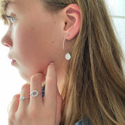 Boucles d'oreilles créoles argent