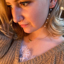 Boucles d'oreilles plaqué or pampilles