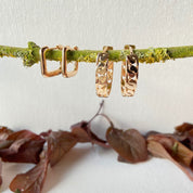 Boucles d'oreilles créoles plaqué or