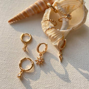 boucles d'oreilles plaqué or tendance