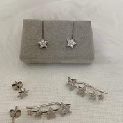 Boucles puces étoiles oxyde de zirconium