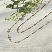 Collier fantaisie plaqué or femme