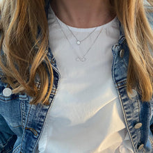 Collier argent Infini