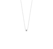 Collier ras de cou argent zircon