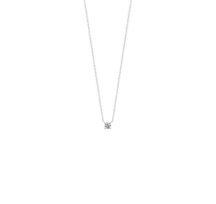 Collier ras de cou argent zircon