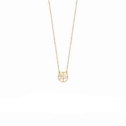 collier plaqué or arbre de vie