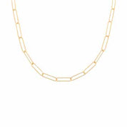 Collier chaîne plaqué or