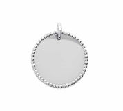 pendentif argent rhodié