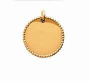 Pendentif plaqué or pas cher