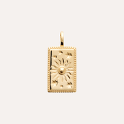 Pendentif soleil rectangle