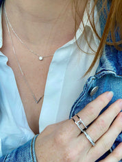 Bague fantaisie argent Les Bijoux Chics