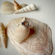 Bague argent zirconium