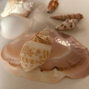 Double bague torsadée plaqué or