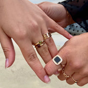 Bague plaqué or Les Bijoux Chics