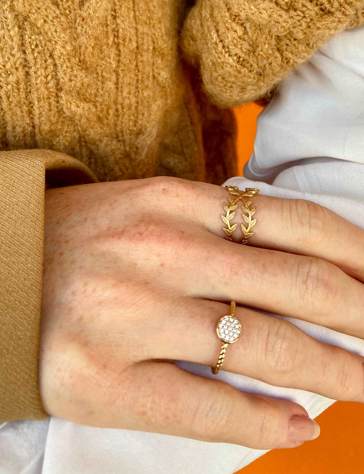 Bagues en plaqué or