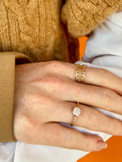 Bagues en plaqué or