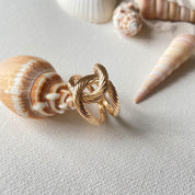 Bague en plaqué or 3 microns